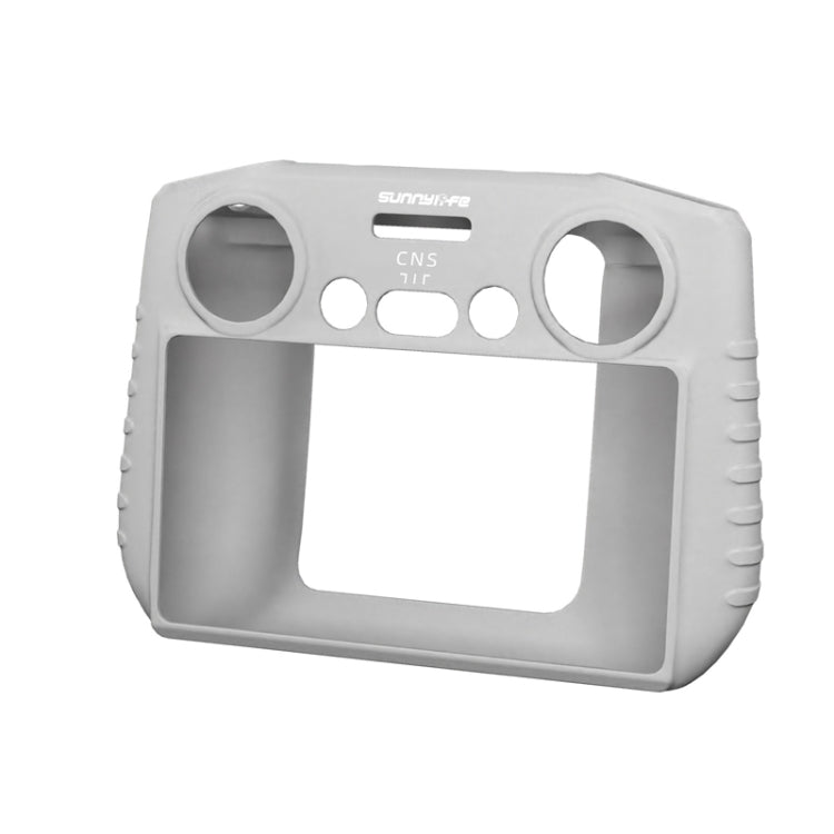 Sunnylife For DJI RC Remote Control Silicone Protective Case, Style: With Hood (Gray), For Mini 3 Pro DJI RC Without Hood (Black), For DJI RC Without Hood (Gray)