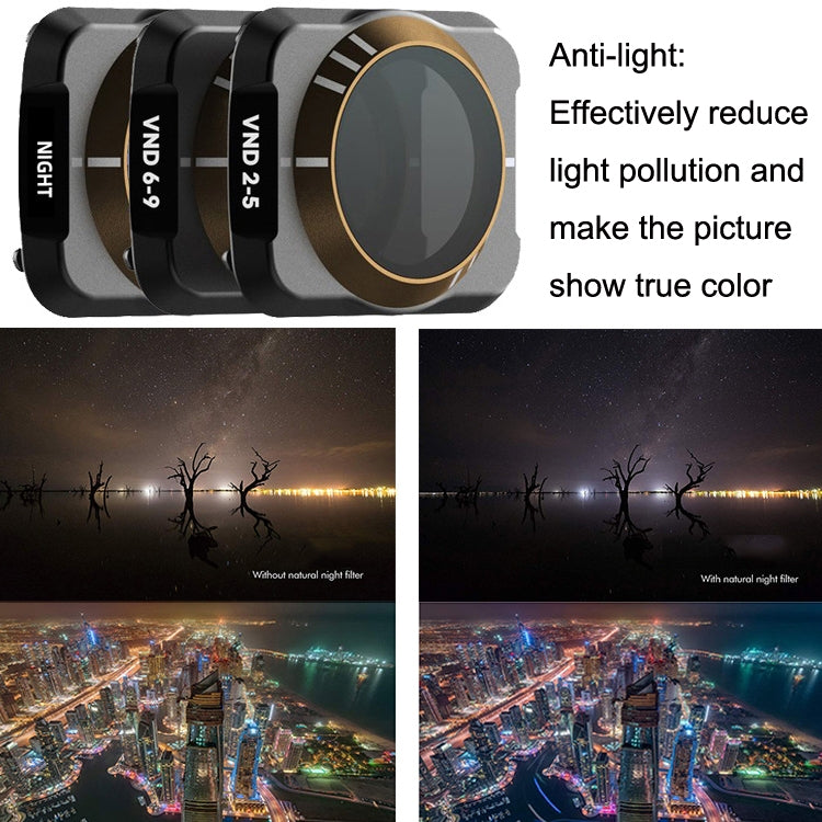 JSR For DJI Mavic Air 2 Motion Camera Filter, Style:, UV, ND8, ND16, ND32, ND64, STAR, Anti-light, ND2-5, ND6-9, ND2-5+ND6-9+Anti-light, MCUV+CPL+ND16+ND32, UV+CPL+ND8+ND16+ND32+ND64, UV+CPL+ND8+ND16+ND32+ND64+STAR+Anti-light
