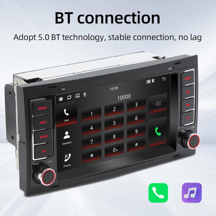 For Volkswagen Touareg 7 Inch GPS Navigation WIFI Car MP5, 1+32G, 2+32G, 2+64G