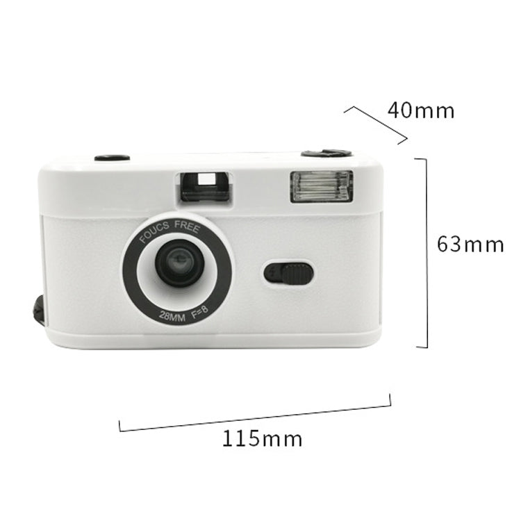 R2-FILM Retro Manual Reusable Film Camera for Children without Film, Black+Black, Black+White, Black+Purple, Black+Pink Purple, Black+Orange Pink, Black+Grass Green, Black+Red, Black+Blue, White+Black, White+Purple, White+Pink Purple, White+Pink Orange...