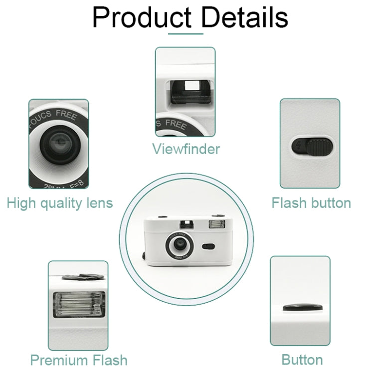 R2-FILM Retro Manual Reusable Film Camera for Children without Film, Black+Black, Black+White, Black+Purple, Black+Pink Purple, Black+Orange Pink, Black+Grass Green, Black+Red, Black+Blue, White+Black, White+Purple, White+Pink Purple, White+Pink Orange...