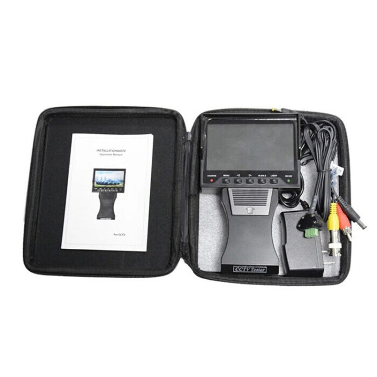 JSK-4300B 4.3 inch Handheld 12V Output Network Cable Monitoring Tester, 4.3 inch (With US Plug Power Adapter), 4.3 inch (With EU Plug Power Adapter), 4.3 inch (With UK Plug Power Adapter), 4.3 inch (With AU Plug Power Adapter)