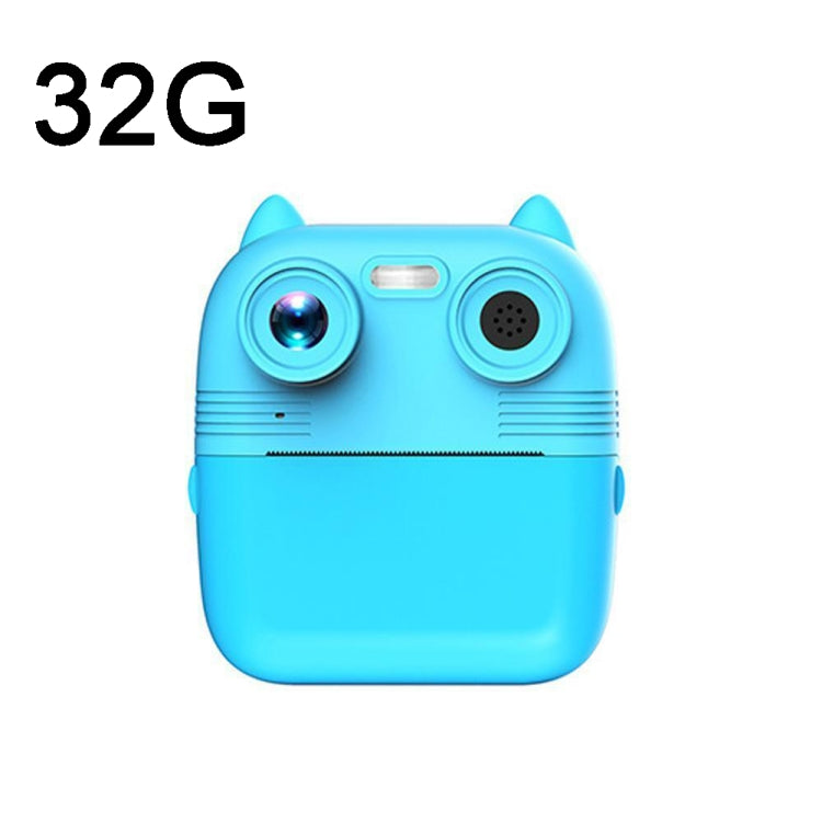 1080P Instant Print Camera 2.8-inch IPS Screen Front and Rear Dual Lens Kids Camera