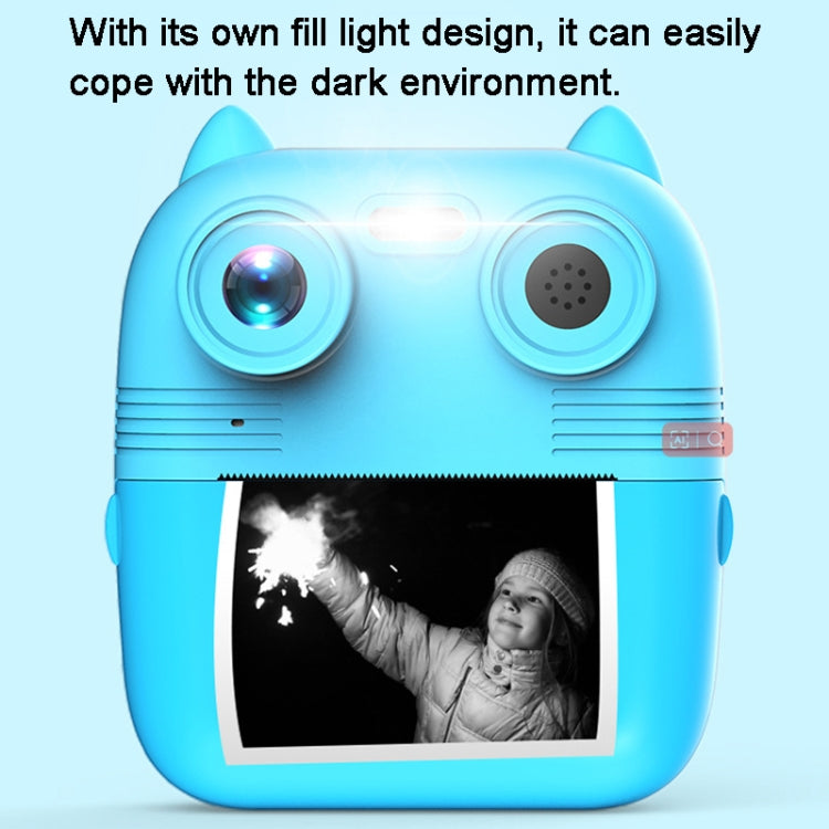 1080P Instant Print Camera 2.8-inch IPS Screen Front and Rear Dual Lens Kids Camera