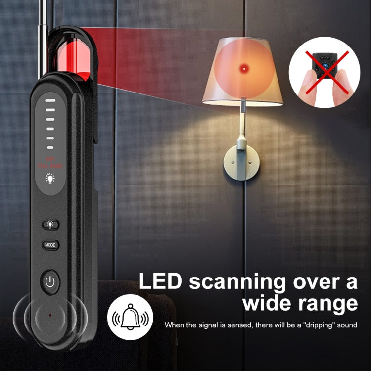 T01 Wireless Detector Camera Anti-eavesdropping Positioning GPS Alarm, T01