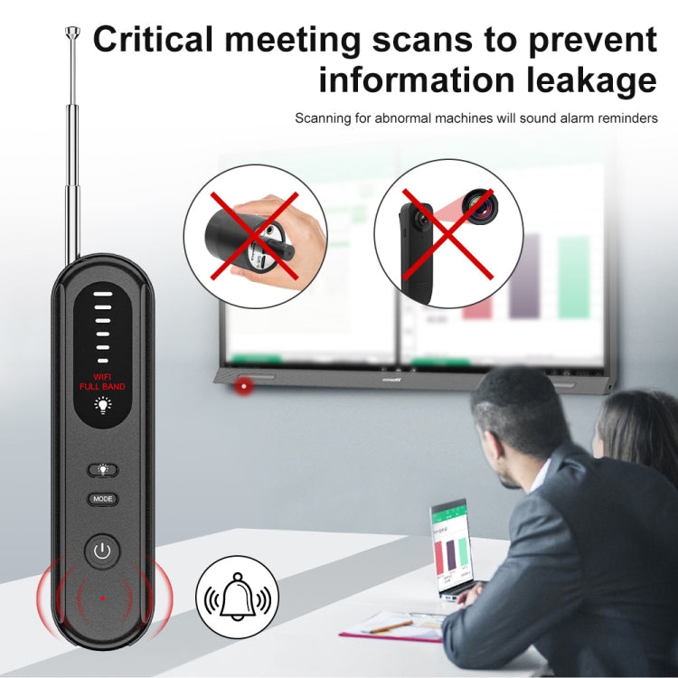 T01 Wireless Detector Camera Anti-eavesdropping Positioning GPS Alarm, T01