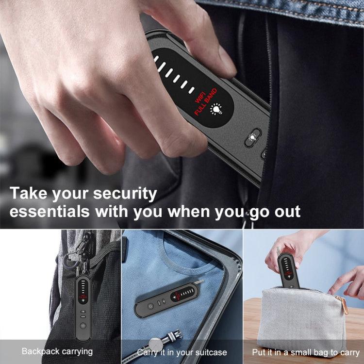T01 Wireless Detector Camera Anti-eavesdropping Positioning GPS Alarm, T01