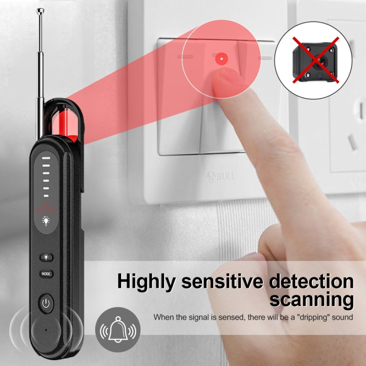T01 Wireless Detector Camera Anti-eavesdropping Positioning GPS Alarm, T01
