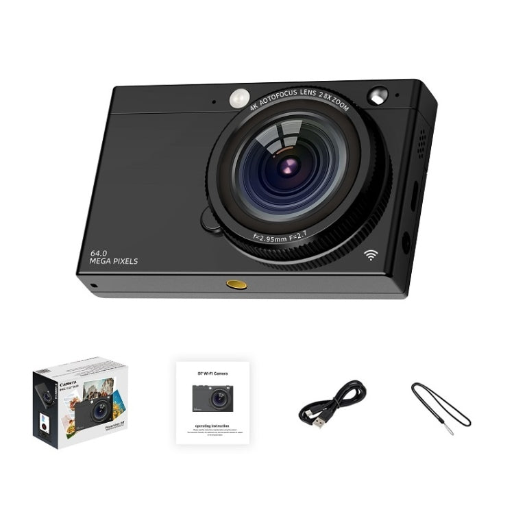 High-Definition CCD Digital Camera 64 Million WiFi Card Camera, Black, White, Black + Microphone/Fill Light/Headphone Cable, White + Microphone/Fill Light/Headphone Cable, Black + Fill Light, White + Fill Light, Black + Microphone, White + Microphone��...