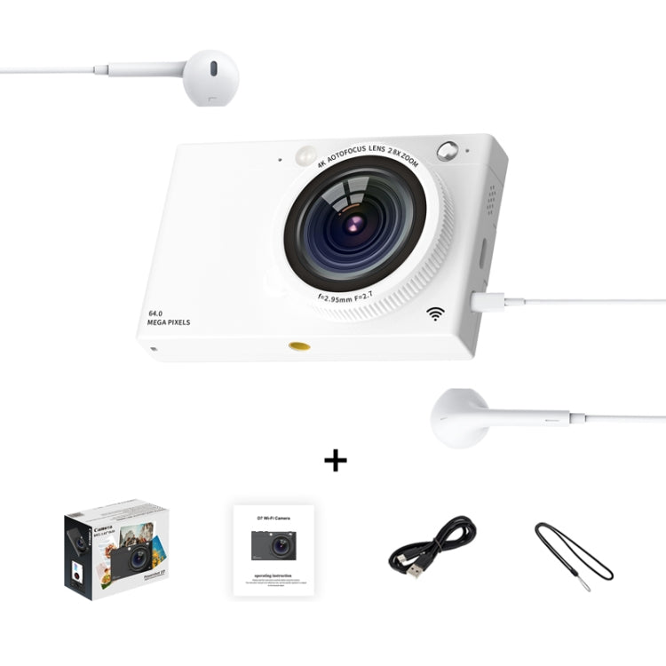 High-Definition CCD Digital Camera 64 Million WiFi Card Camera, Black, White, Black + Microphone/Fill Light/Headphone Cable, White + Microphone/Fill Light/Headphone Cable, Black + Fill Light, White + Fill Light, Black + Microphone, White + Microphone��...