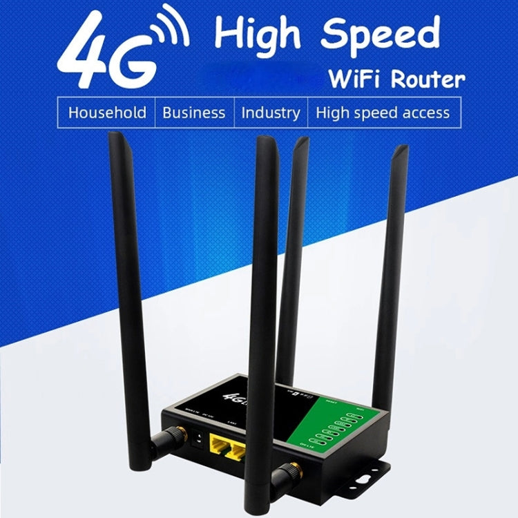 4G Wireless Plug-in Router Detachable Extension Antenna LTE Monitoring Network WiFi Hotspot, EU Plug, LT210B