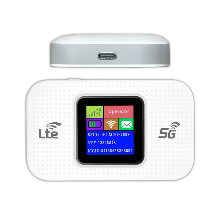 4G Mobile WiFi Plug-in Wireless Router Car Portable WiFi, MF68E-LCD Eurasian Version