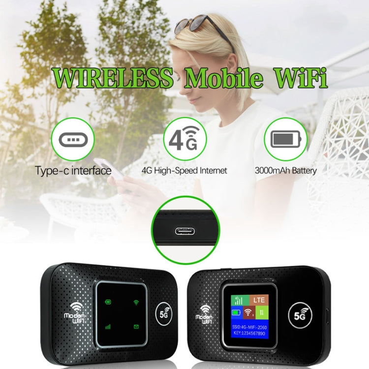 4G Portable WiFi Plug-in Wireless Router Car WiFi, M9S-LCD, M9S-LED