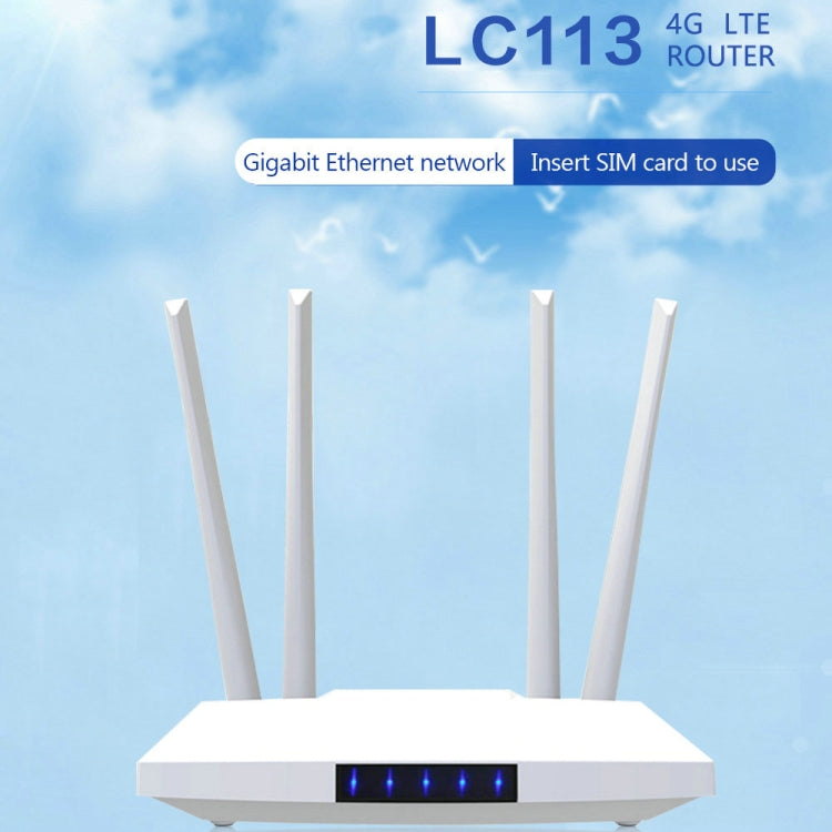 4G Wireless SIM Card Router 4G Hotspot Sharing Mobile CPE Full Netcom, EU Plug, MC119