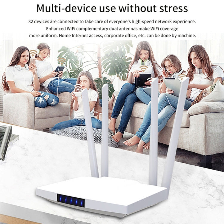 4G Wireless SIM Card Router 4G Hotspot Sharing Mobile CPE Full Netcom, EU Plug, MC119