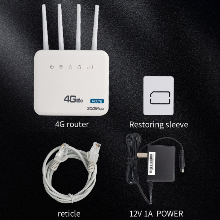4G WiFi6 VOLTE CPE Wireless SIM Card Router With RJ45+RJ11, US Plug, CLM920 European Version, CLM920 American Version