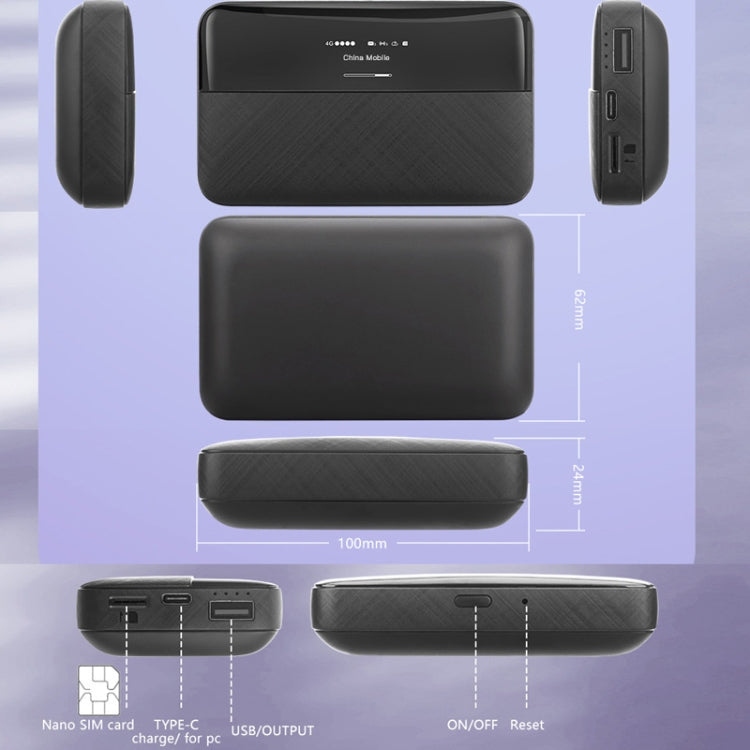4G Mobile SIM Card Router Portable WiFi, MF905C-MC7 Eurasian Version