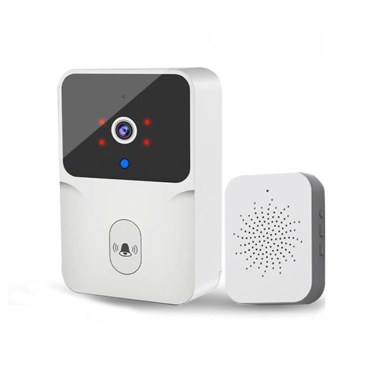 M8 WiFi Video Doorbell Supports Tuya APP Remote HD Night Vision Voice Intercom, M8 Black, M8 White