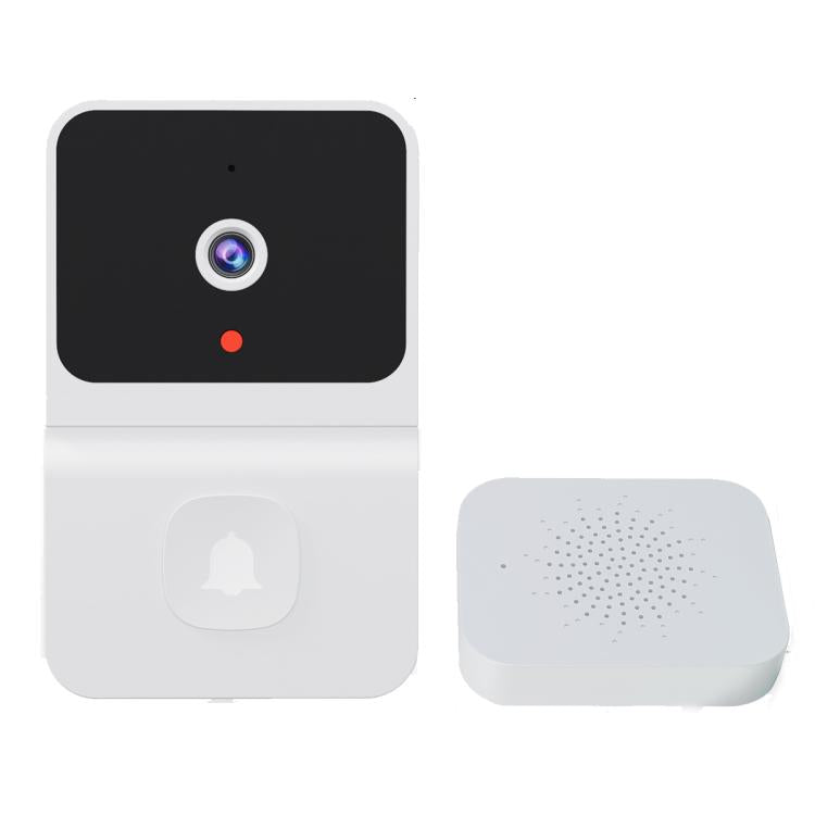 T3 WiFi Video Smart Doorbell Supports Tuya APP Night Vision Two-way Intercom, T3  White