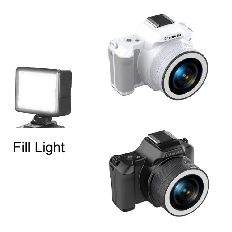 48 Million Pixel 2K Ultra HD Mini Digital Portable Camera, Black, White, White+Fill Light, Black+Fill Light