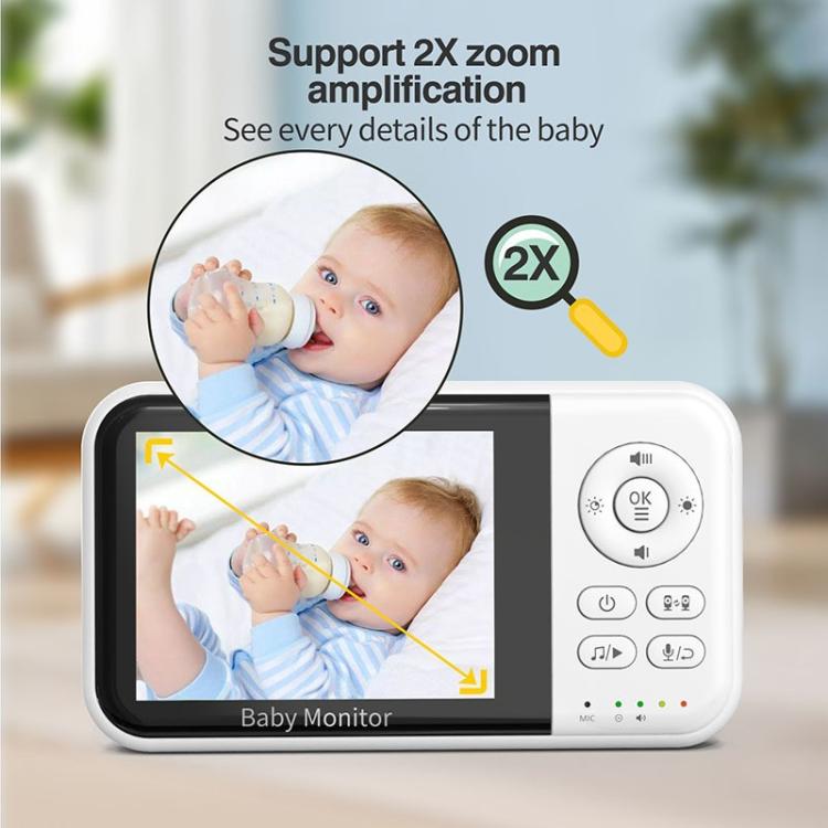 3.2 inch LCD Wireless Video Baby Monitor 2 Way Audio Talk Night Vision Surveillance Security Camera, US Plug, EU Plug, UK Plug, AU Plug