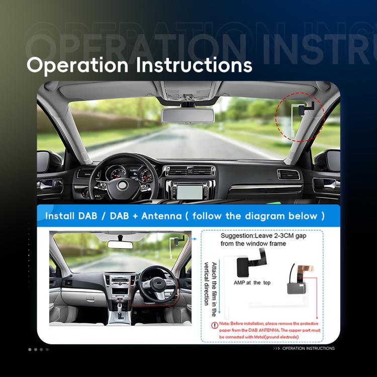 9 Inch Android 4+64G Dual-Butt Large Screen Car Carplay Built-In DAB Car Central Control Integrated Navigation System, Standard, Standard+AHD+Microphone