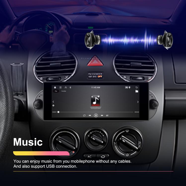 For Volkswagen Beetle 2002-2010 6.86 inch 2+64G Horizontal Screen Android Car Player, Standard, Standard+AHD+Microphone