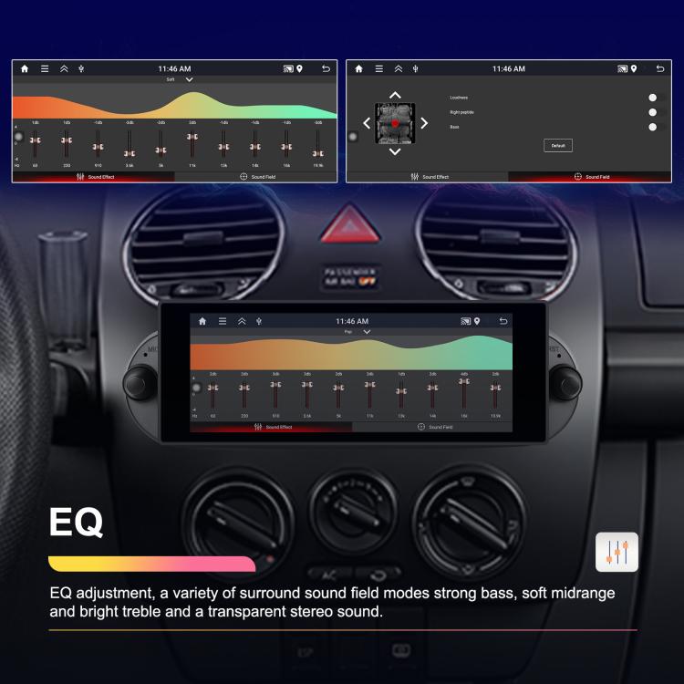 For Volkswagen Beetle 2002-2010 6.86 inch 2+64G Horizontal Screen Android Car Player, Standard, Standard+AHD+Microphone