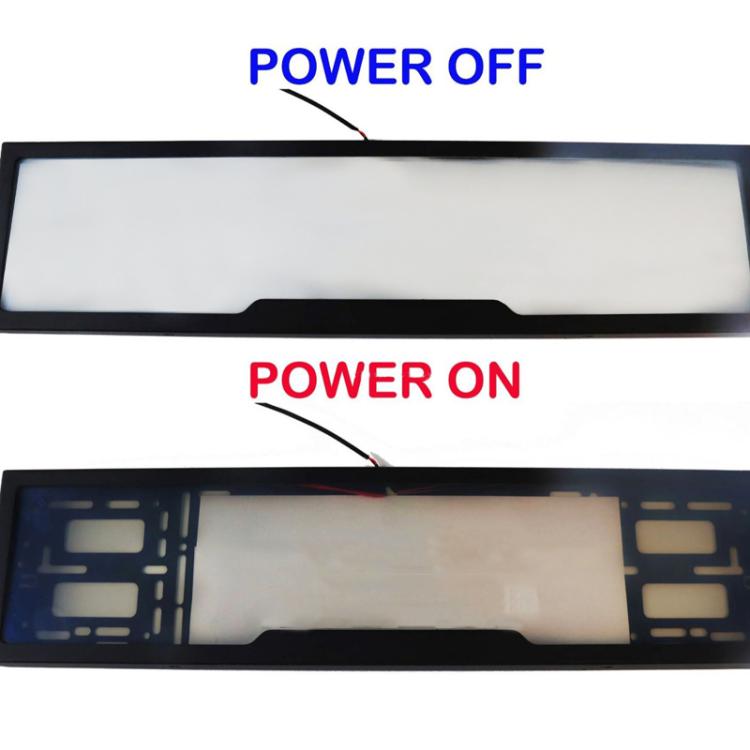 Fog Version EU Standard Double License Plate Frame Car Modification Accessories
