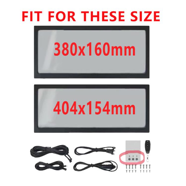 Taiwan/South America Standard Fog Version License Plate Frame