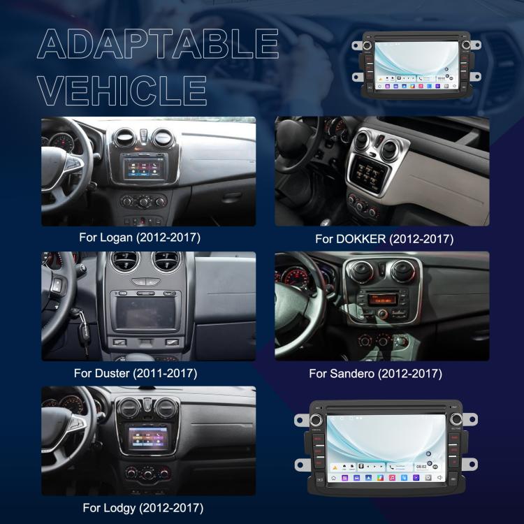 7 inch Horizontal Screen Android Navigation Car Bluetooth MP5 Player, For Renault / Captur / Symbol, 2+64G, 4+64G