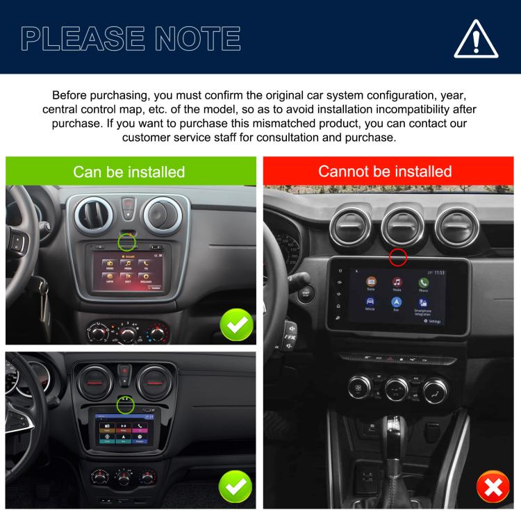 7 inch Horizontal Screen Android Navigation Car Bluetooth MP5 Player, For Renault / Captur / Symbol, 2+64G, 4+64G