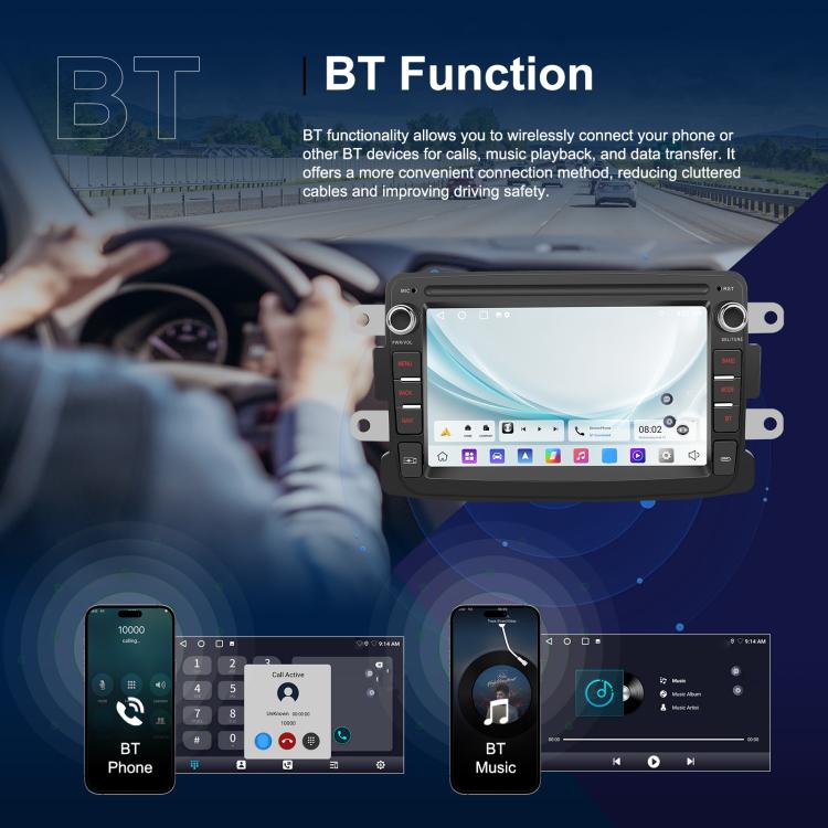 7 inch Horizontal Screen Android Navigation Car Bluetooth MP5 Player, For Renault / Captur / Symbol, 2+64G, 4+64G