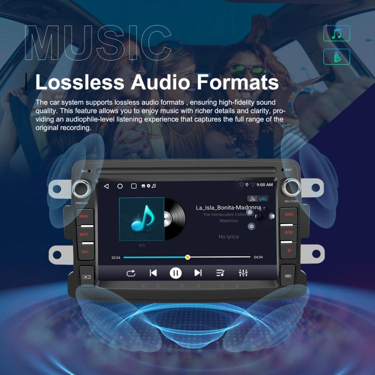 7 inch Horizontal Screen Android Navigation Car Bluetooth MP5 Player, For Renault / Captur / Symbol, 2+64G, 4+64G