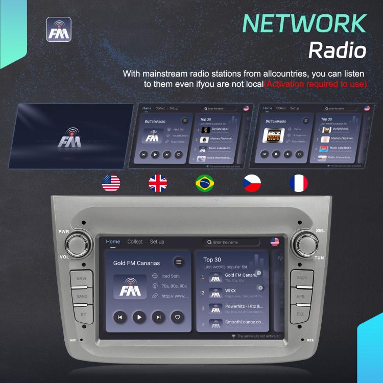 For Alfa Romeo MITO 2008-2016 7 inch Horizontal Screen Android 15 Carplay Car Center Control Integrated Machine