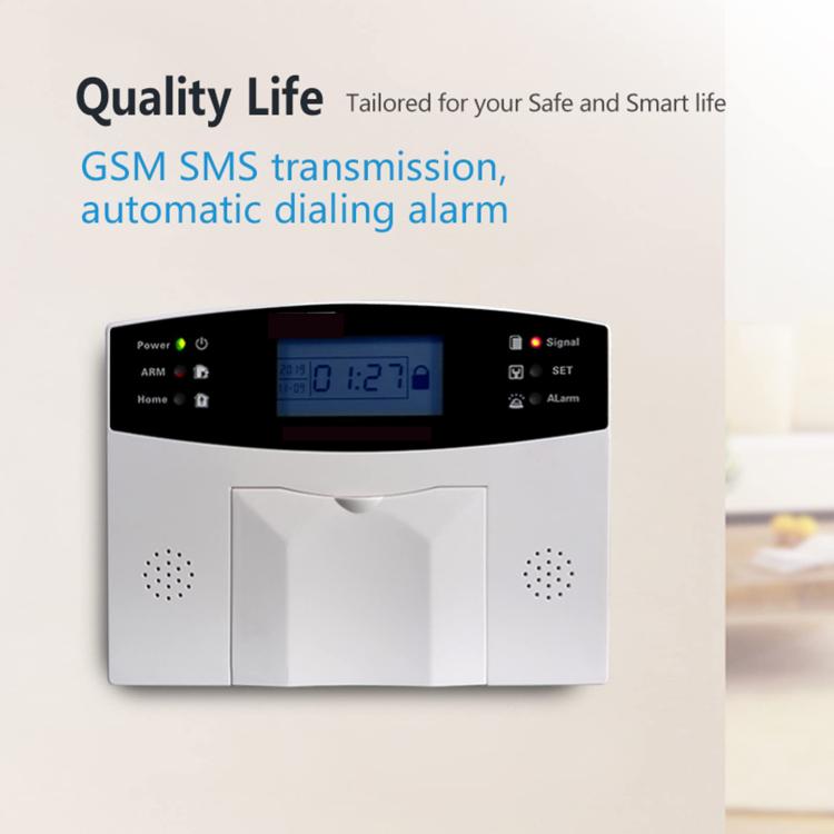 WiFi + 2G/GSM Smart Security Alarm System Kit Tuya-Compatible with 2.7-inch Display, PIR Motion Sensor & Door/Window Contact, US Plug, EU Plug