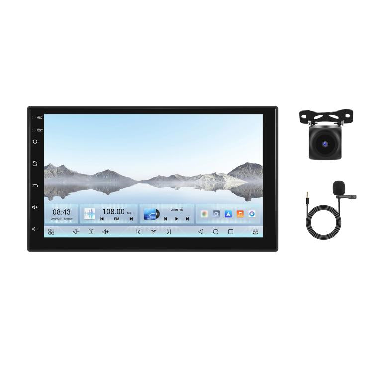 7 Inch 4+64G WiFi Version Dual Butt Universal Bluetooth Wireless Carplay Car Navigation Center Control, Standard, Standard+AHD+Mic