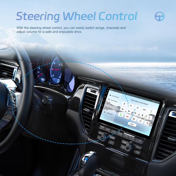 7 Inch 4+64G WiFi Version Dual Butt Universal Bluetooth Wireless Carplay Car Navigation Center Control, Standard, Standard+AHD+Mic