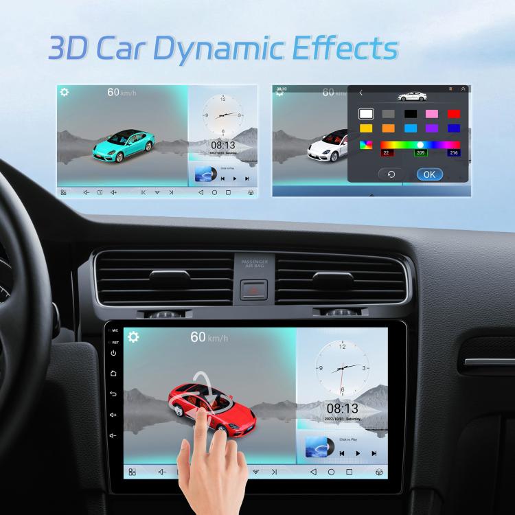 7 Inch 4+64G WiFi Version Dual Butt Universal Bluetooth Wireless Carplay Car Navigation Center Control, Standard, Standard+AHD+Mic