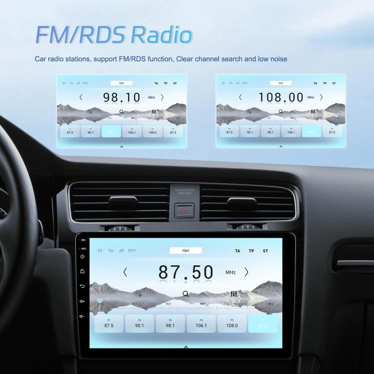 7 Inch 4+64G WiFi Version Dual Butt Universal Bluetooth Wireless Carplay Car Navigation Center Control, Standard, Standard+AHD+Mic