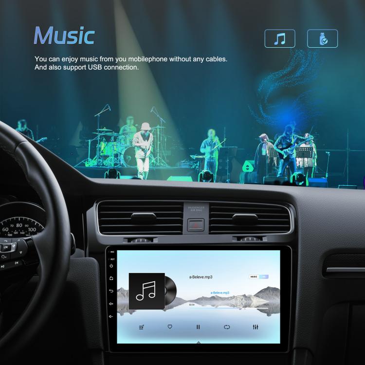 7 Inch 4+64G WiFi Version Dual Butt Universal Bluetooth Wireless Carplay Car Navigation Center Control, Standard, Standard+AHD+Mic
