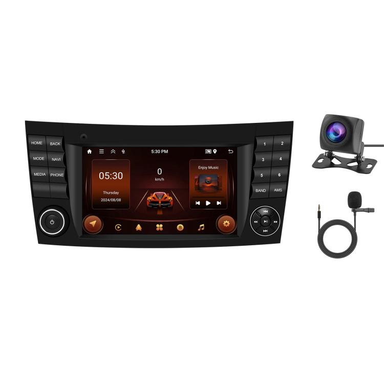 7 inch Horizontal Screen 2+64G Bluetooth Car Player Carplay Car Center Control Integrated Machine For Mercedes-Benz W211 / E200 / E220 / CLS350 / CLS500, Standard, Standard+AHD+Mic