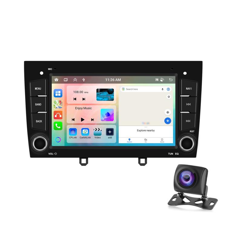 For Peugeot 408 7 inch Horizontal Screen Carplay Car Player Car Navigation Center Control, Standard, Standard+AHD