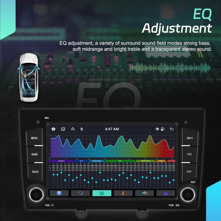 For Peugeot 408 7 inch Horizontal Screen Carplay Car Player Car Navigation Center Control, Standard, Standard+AHD
