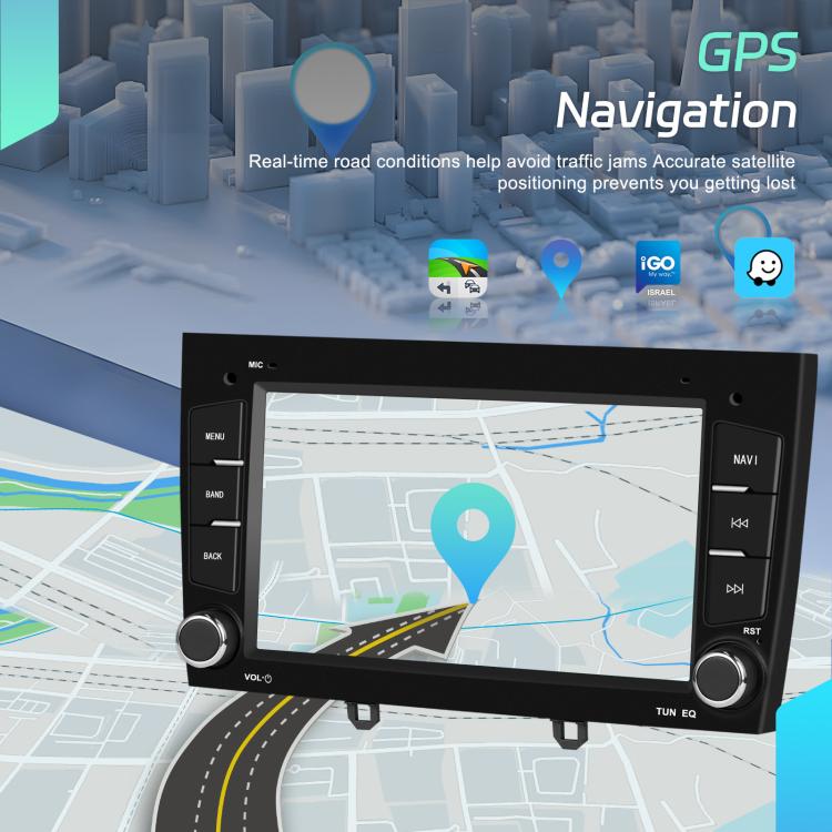 For Peugeot 408 7 inch Horizontal Screen Carplay Car Player Car Navigation Center Control, Standard, Standard+AHD
