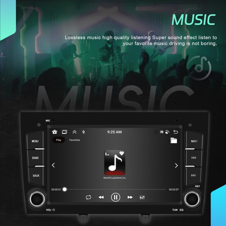 For Peugeot 408 7 inch Horizontal Screen Carplay Car Player Car Navigation Center Control, Standard, Standard+AHD