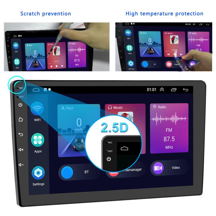 For BMW E46 1999-2005 9 inch WiFi Version Large Screen Carplay Car Navigator Reversing Camera Integrated Machine, 1+16G, 2+32G