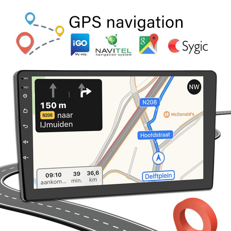For BMW E46 1999-2005 9 inch WiFi Version Large Screen Carplay Car Navigator Reversing Camera Integrated Machine, 1+16G, 2+32G