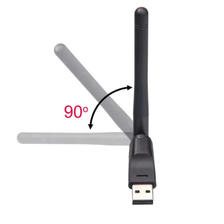 MT7601 150M USB Wireless Card Portable WiFi Signal Receiver, TGCY037A, TGCY037B