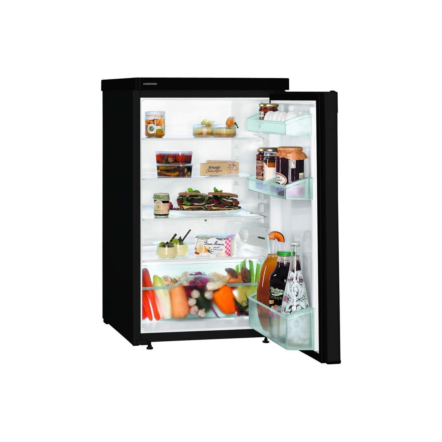 Liebherr 136 Litre Freestanding Under Counter Fridge -  Black